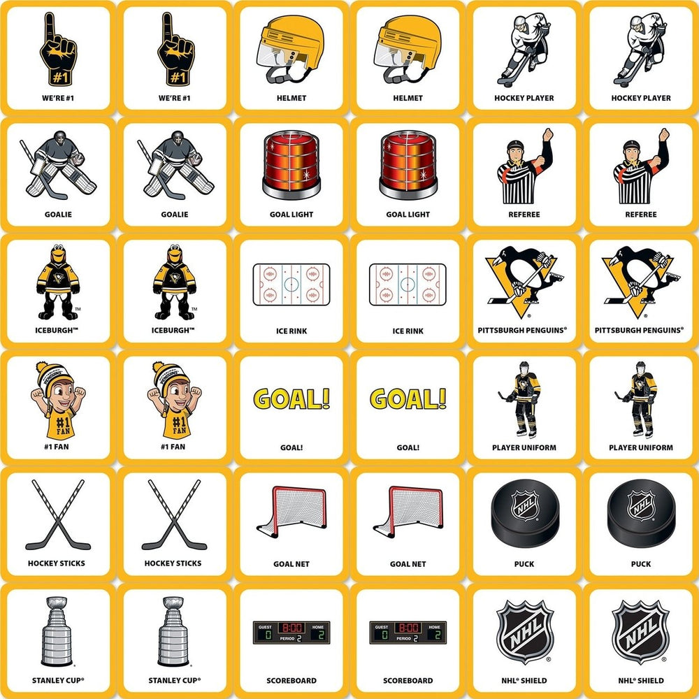 Pittsburgh Penguins Matching Game Image 2