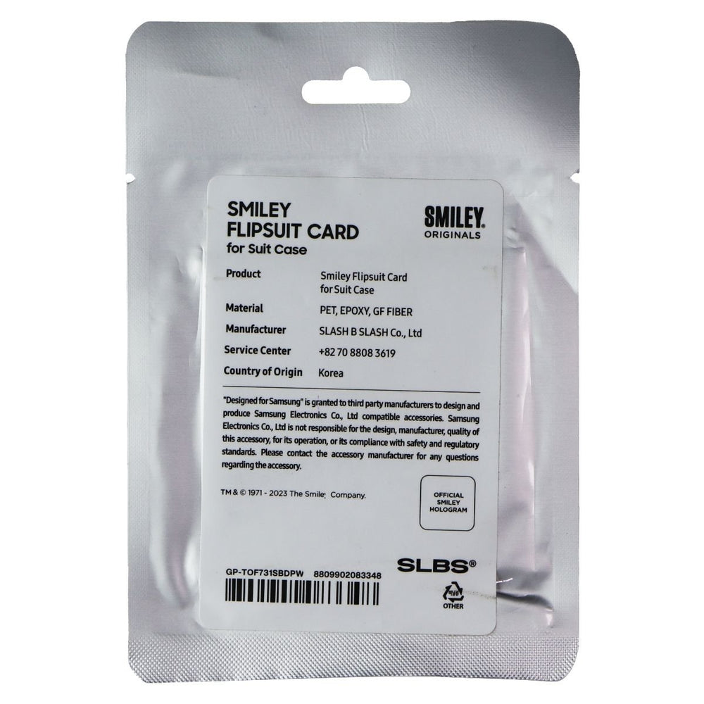 Smiley Flipsuit Card for Samsung Galaxy Z Flip5 Flipsuit Case - Pink Image 2