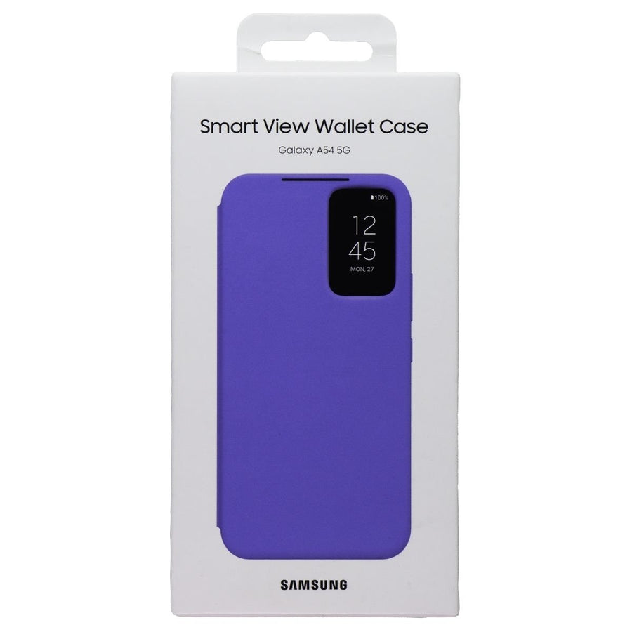 Samsung Smart View Wallet Case for Samsung Galaxy A54 (5G) - Blueberry Image 1
