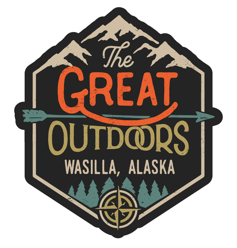 Wasilla Alaska Souvenir Decorative Stickers (Choose theme and size) Image 4