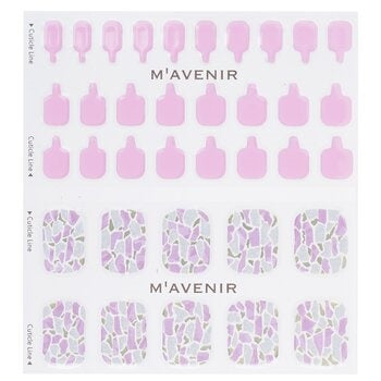 Mavenir Nail Sticker (Pink) -  Tear Drop Nail 32pcs Image 2