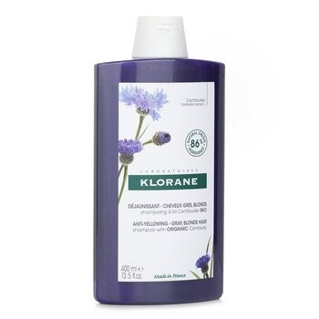 Klorane Shampoo With Organic Centaury (Anti Yellowing Gray Blonde Hair) 400ml/13.5oz Image 2