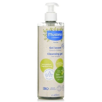 Mustela Bio Organic Cleansing Gel (For Hair and Body) 400ml Image 2