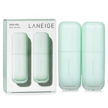Laneige Skin Veil Base EX SPF 28 Duo Set -  No. 60 Mint Green 30ml x2pcs Image 2