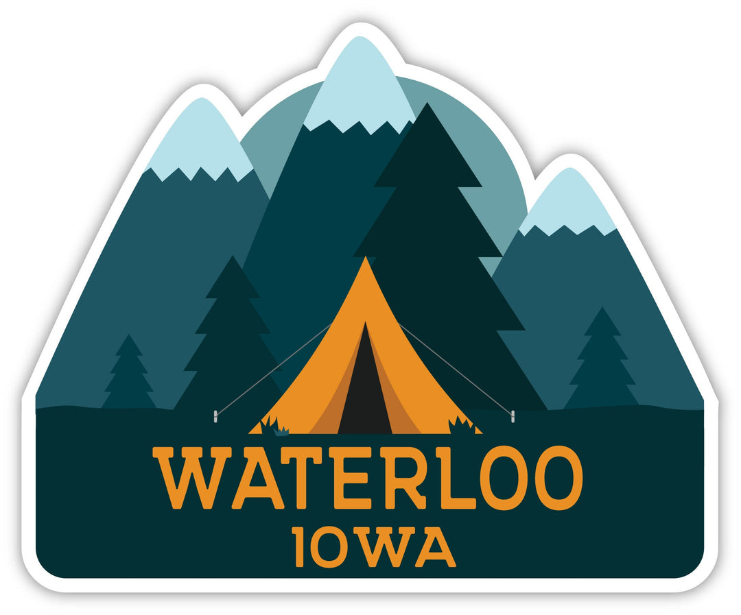 Waterloo Iowa Souvenir Decorative Stickers (Choose theme and size) Image 3