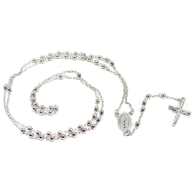 Sterling Silver Rosary Image 1