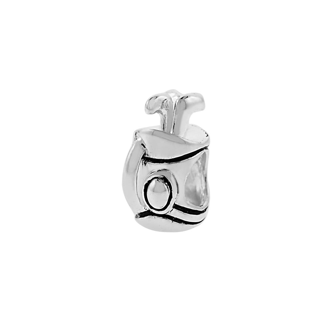 Sterling Silver Sports Theme Pandora-Compatible Bead Charm Pendant Image 6