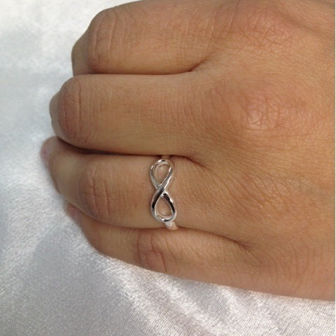 Sterling Silver Infinity Style Ring Image 2