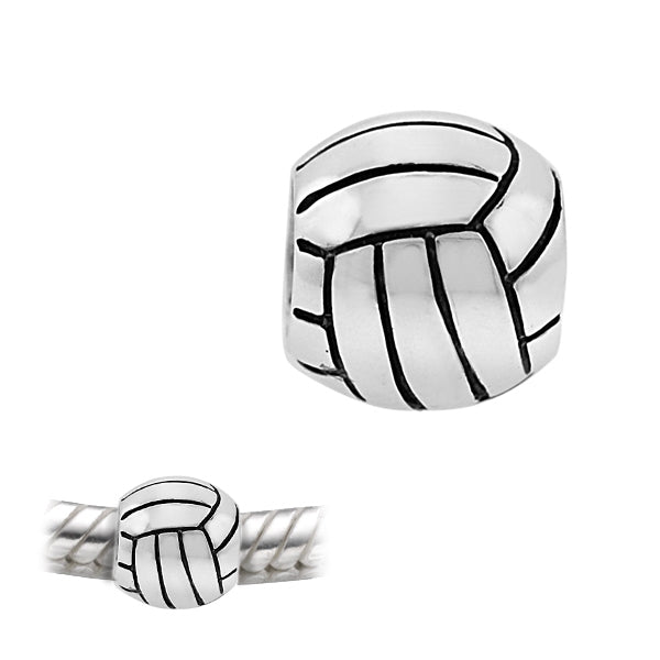 Sterling Silver Sports Theme Pandora-Compatible Bead Charm Pendant Image 4