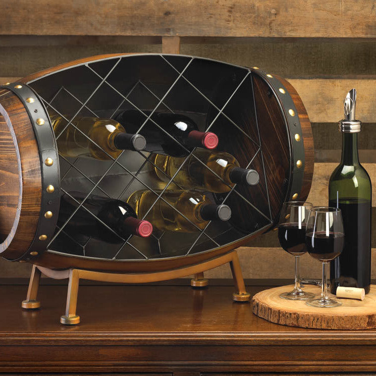 Cask Wine Bottle Rack Image 1