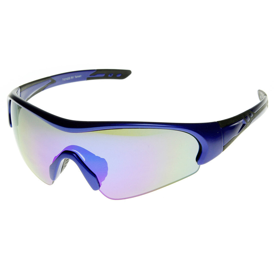 Action Sports TR90 Half Frame Flash Mirror Sports Sunglasses - 8670 Image 4