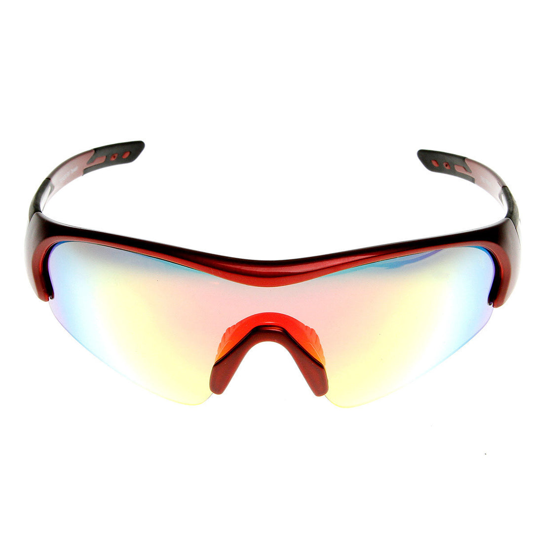 Action Sports TR90 Half Frame Flash Mirror Sports Sunglasses - 8670 Image 6