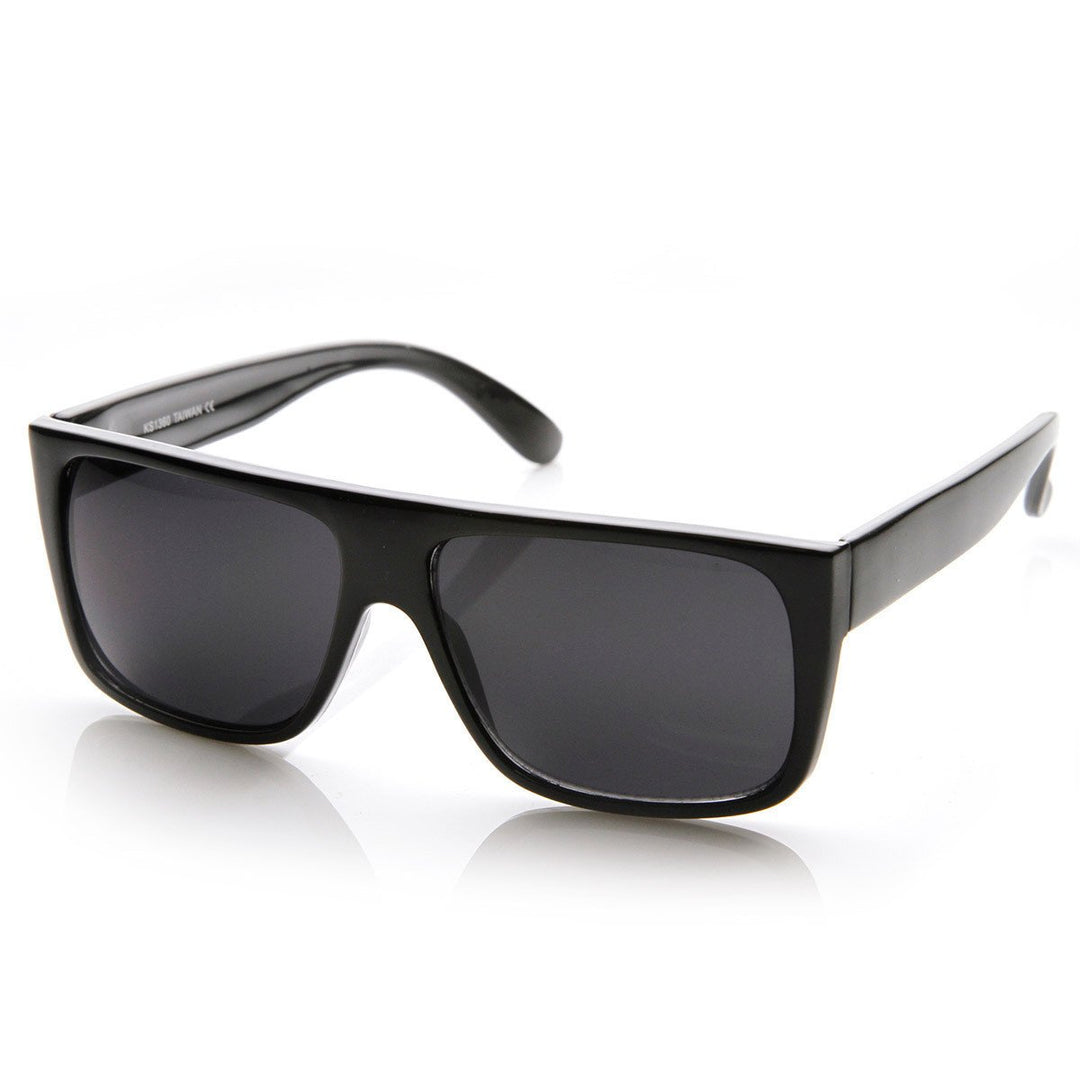 Classic Old School Eazy E Square Flat Top OG Loc Sunglasses - 8685 Image 1