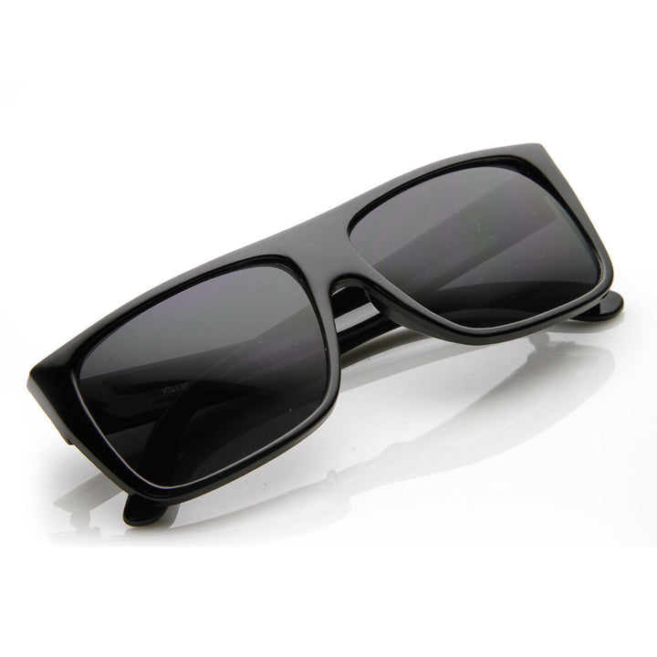 Classic Old School Eazy E Square Flat Top OG Loc Sunglasses - 8685 Image 6