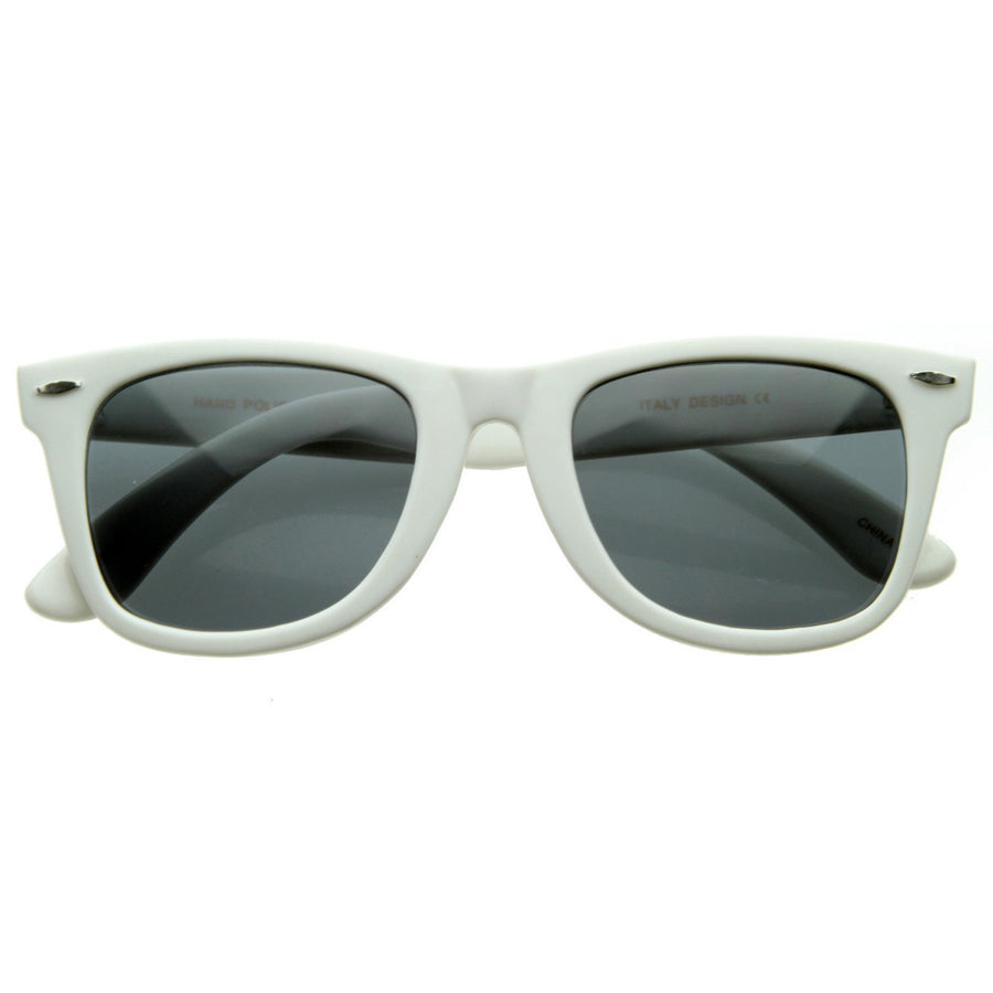 Classic Original Classic 80s Retro Horned Rim Style Sunglasses - 2394 Image 1