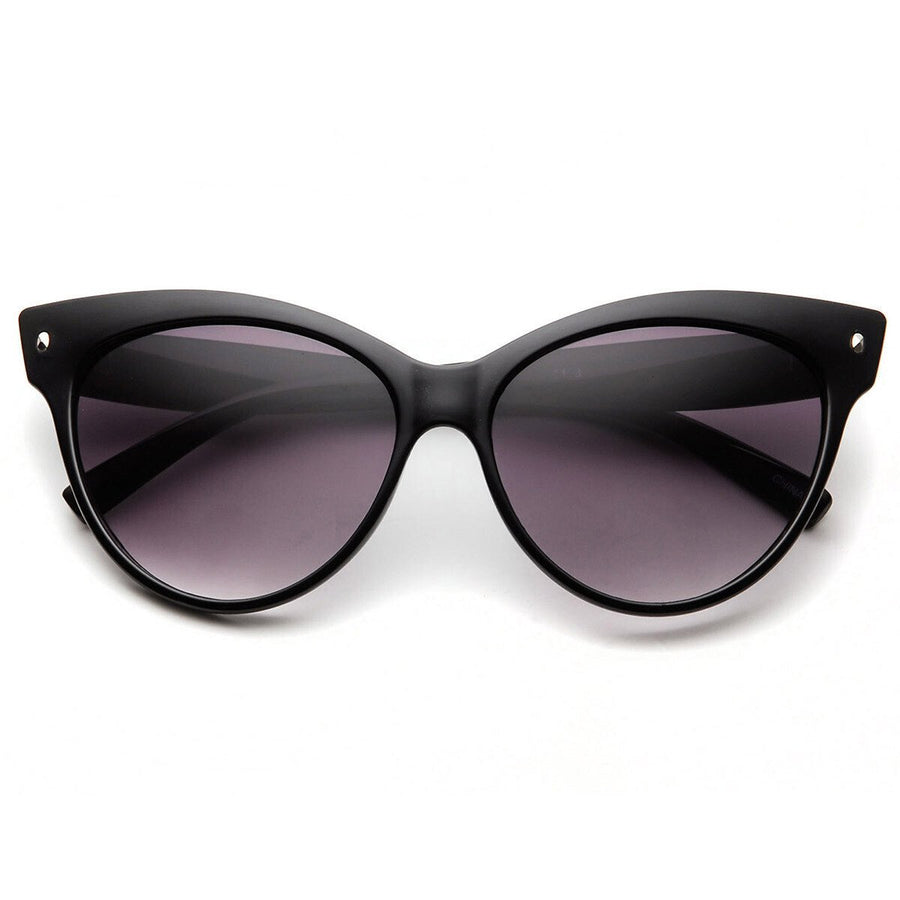 High Pointed Vintage Mod Cat Eye Sunglasses 8462 UV Protected Acetate Frame Image 1