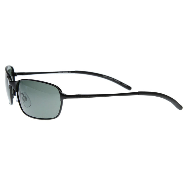Polarized Thin Wire Frame Metal Sunglasses - 8321 Image 4