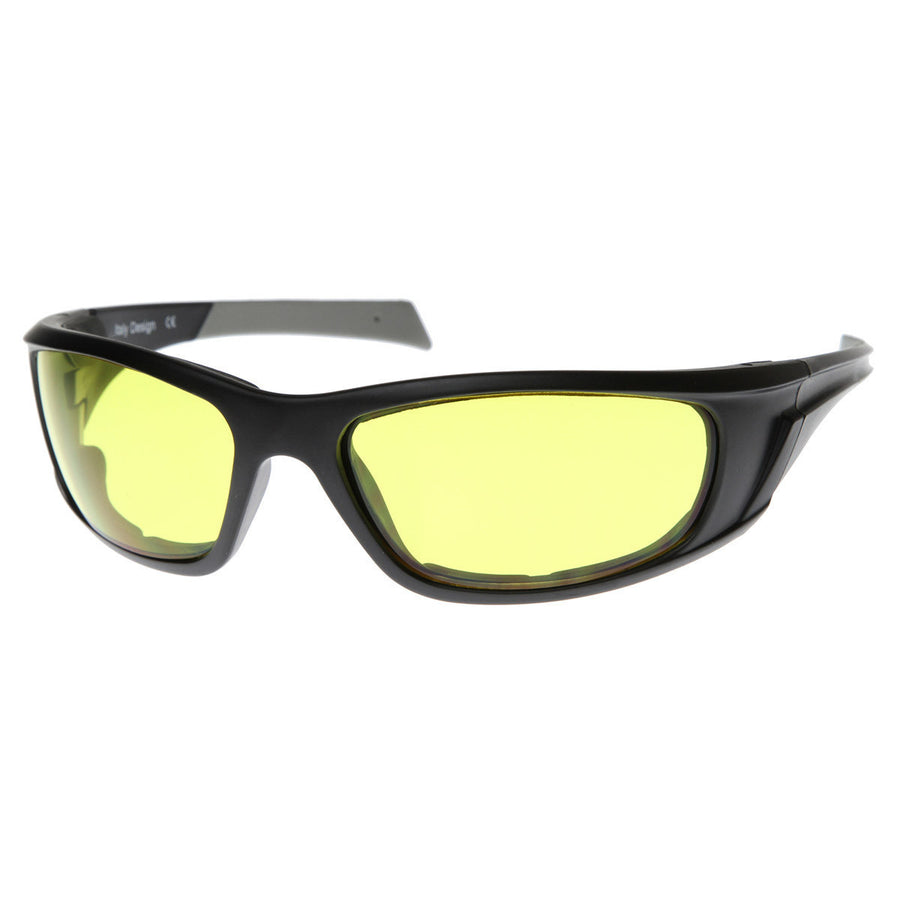 Safety Sports Padded Sunglasses UV Protection Night Riding Eyewear 8326 Image 1