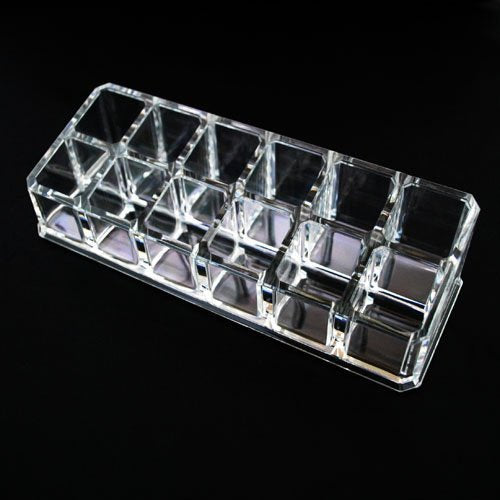 12 Slot Clear Acrylic Makeup Organizer  - great for makeupparty favorscraft storageparty displaysetc Christmas/Holiday Image 1