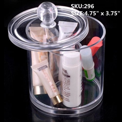 Clear Acrylic Makeup Organizer Small Beauty Acrylic makeup or brush holders jewelry case for wedding gifts ideas Image 3