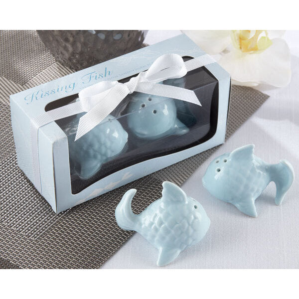 Kissing Fish Salt and Pepper Shaker - Perfect for Wedding and Shower Favors!!! Image 1