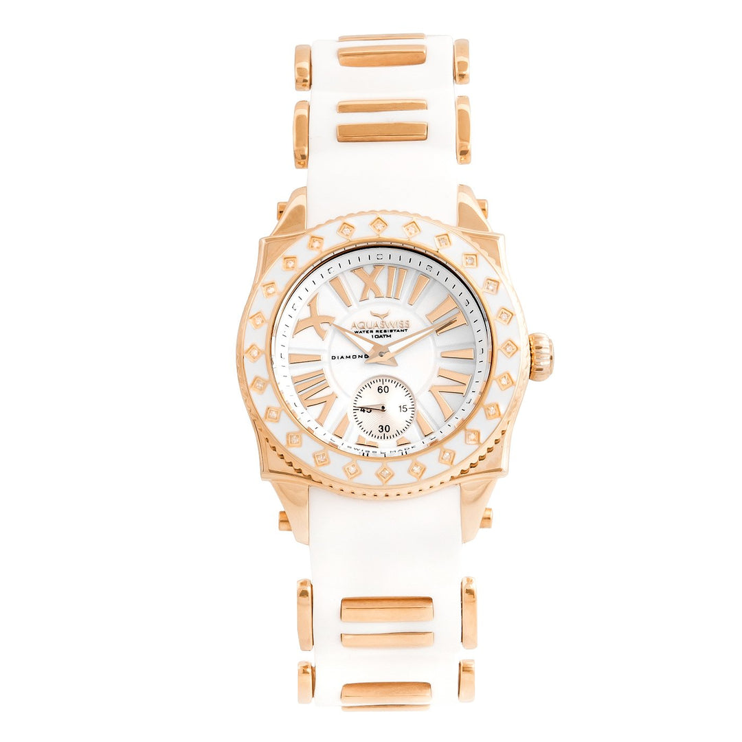 Aquaswiss Swissport L 24 Diamond Ladies Watch nan Movement: Swiss Ronda 1069 Image 4