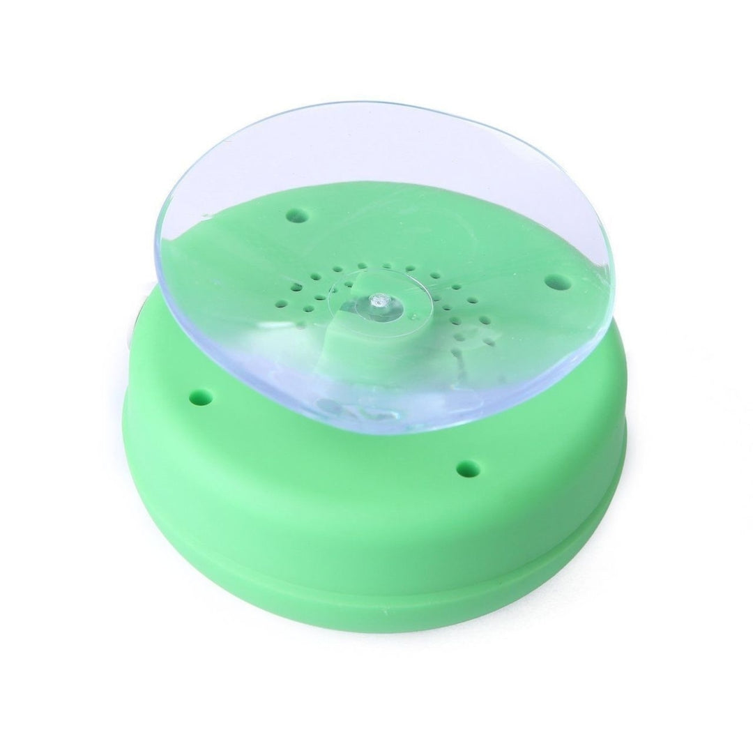 Waterproof Bluetooth Shower Speaker Hands Free Speakerphone-Green Image 4