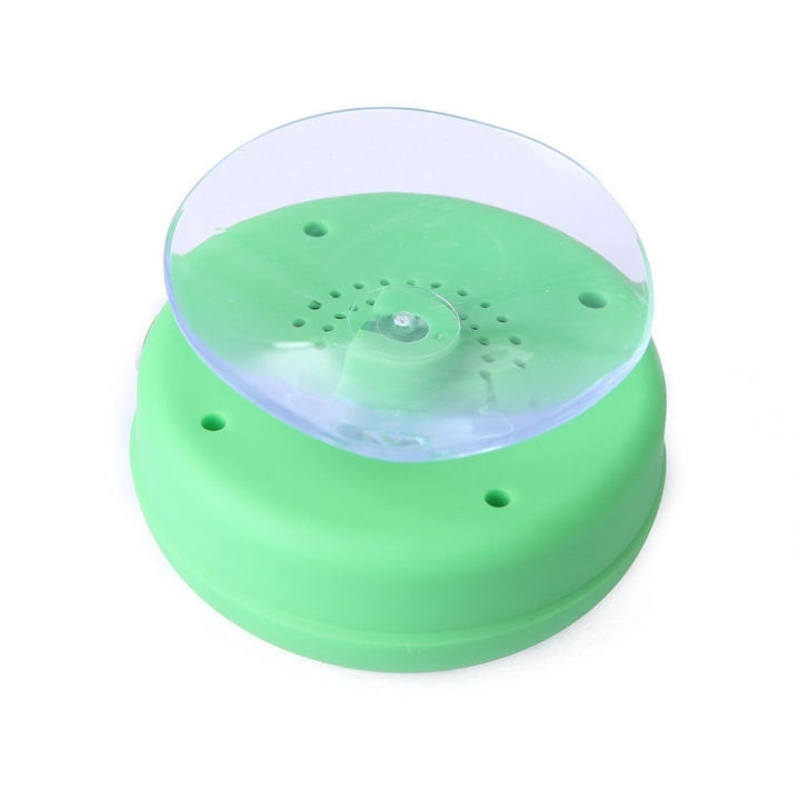 Waterproof Bluetooth Shower Speaker Hands Free Speakerphone-Green Image 4