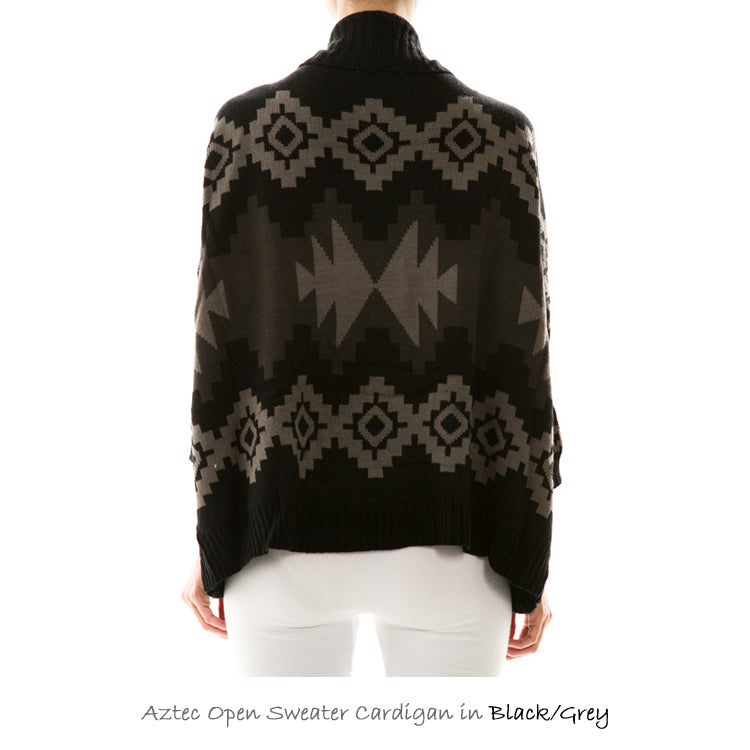 IKAT Shawl Collar Cardigan Image 6