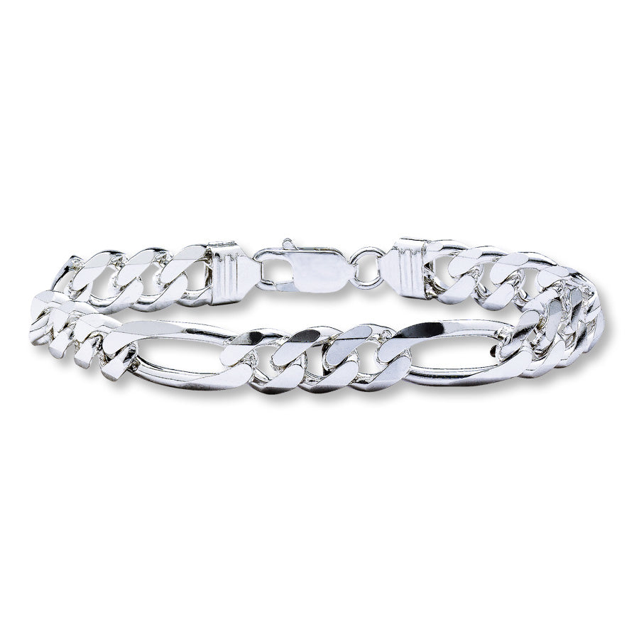 Men Sterling Silver Italian Bracelets Image 3