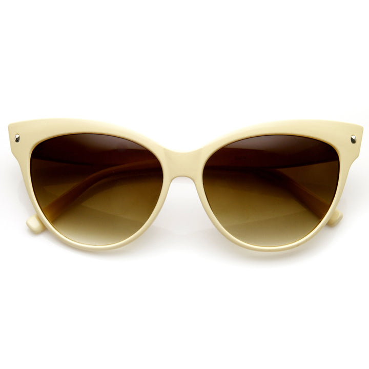 High Pointed Vintage Mod Womens Fashion Cat Eye Sunglasses - 8462 Image 4