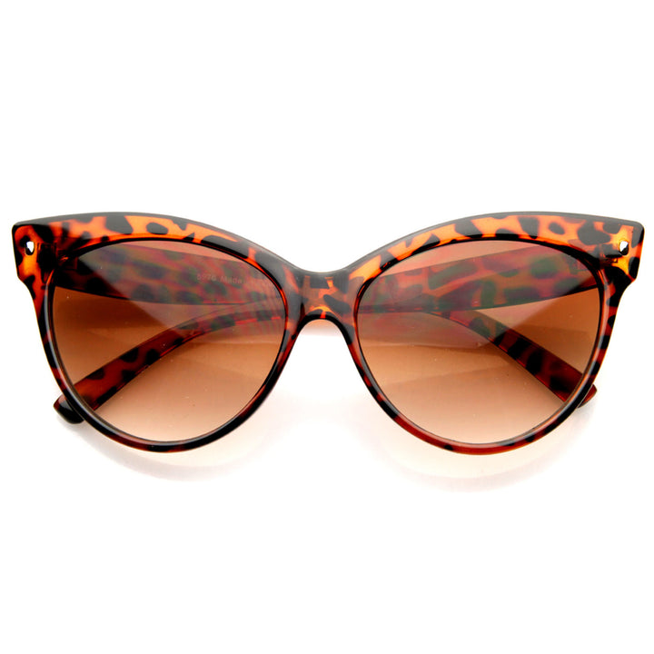 High Pointed Vintage Mod Womens Fashion Cat Eye Sunglasses - 8462 Image 2