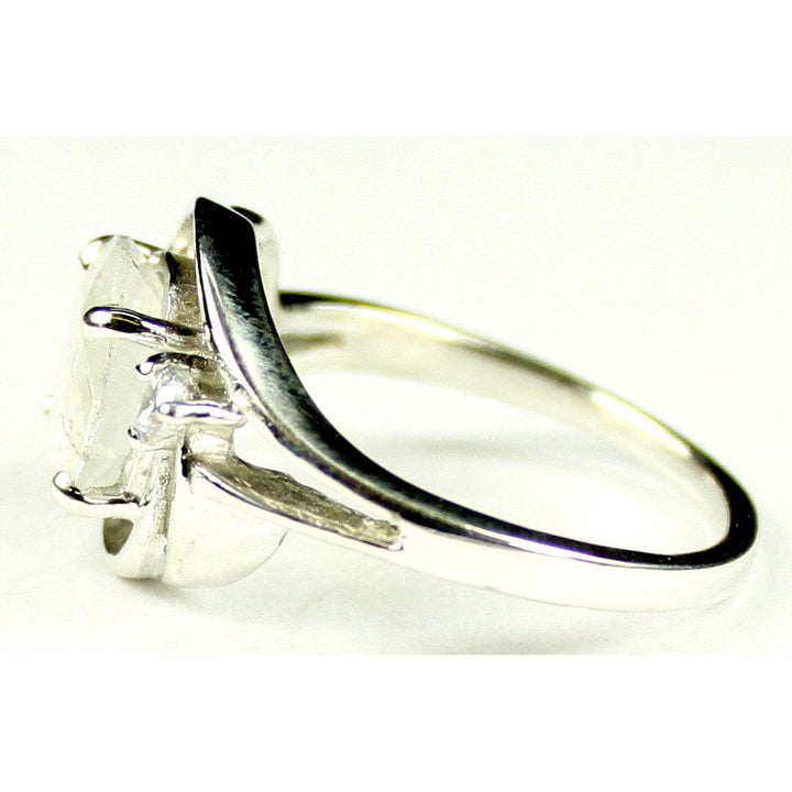 Sterling Silver Ladies Ring Rainbow Moonstone SR021 Image 3