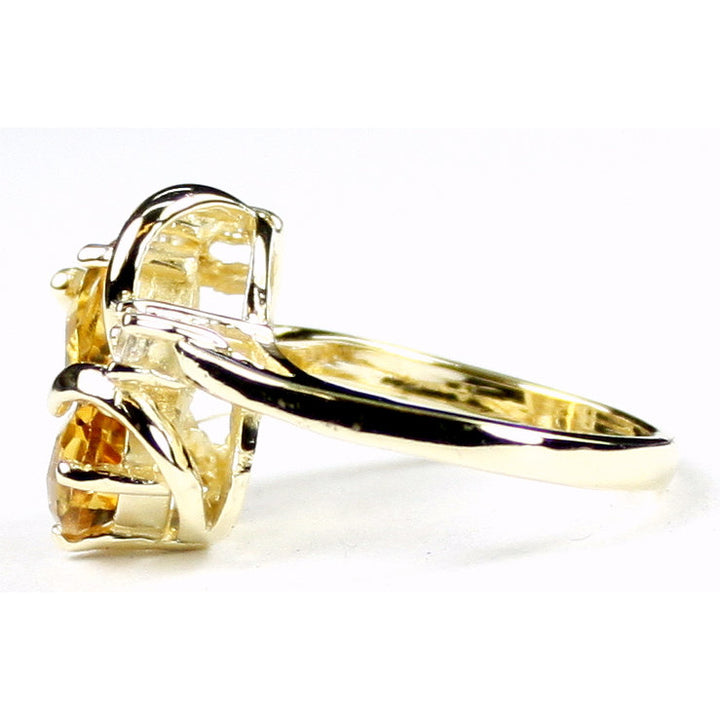 10K Gold Ladies Ring Citrine R016 Image 3