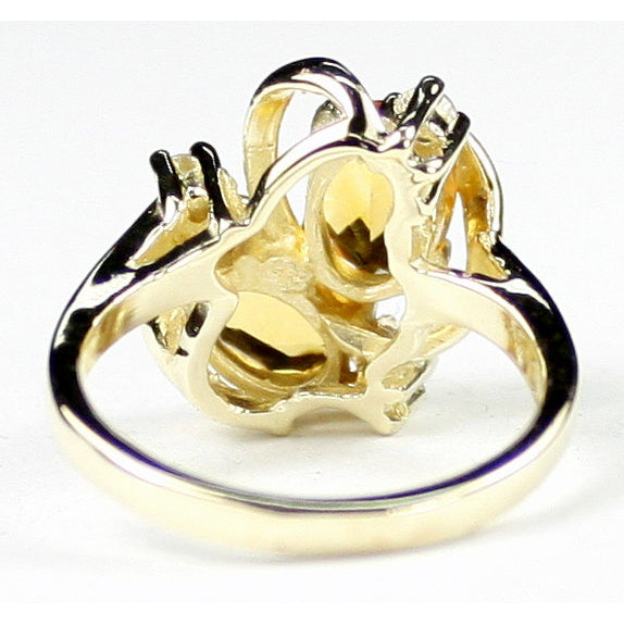 10K Gold Ladies Ring Citrine R016 Image 4