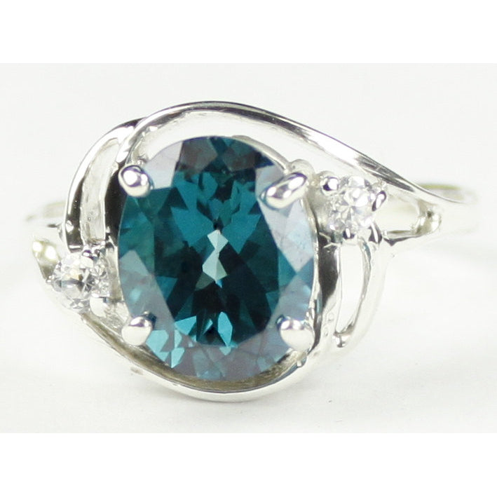 Sterling Silver Ring Paraiba Topaz SR021 Image 1