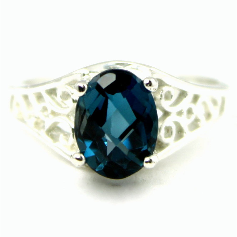 SR305 London Blue Topaz 925 Sterling Silver Ring Image 1