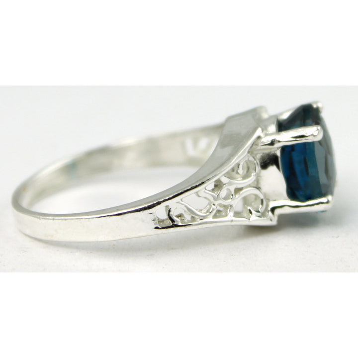 SR305 London Blue Topaz 925 Sterling Silver Ring Image 3