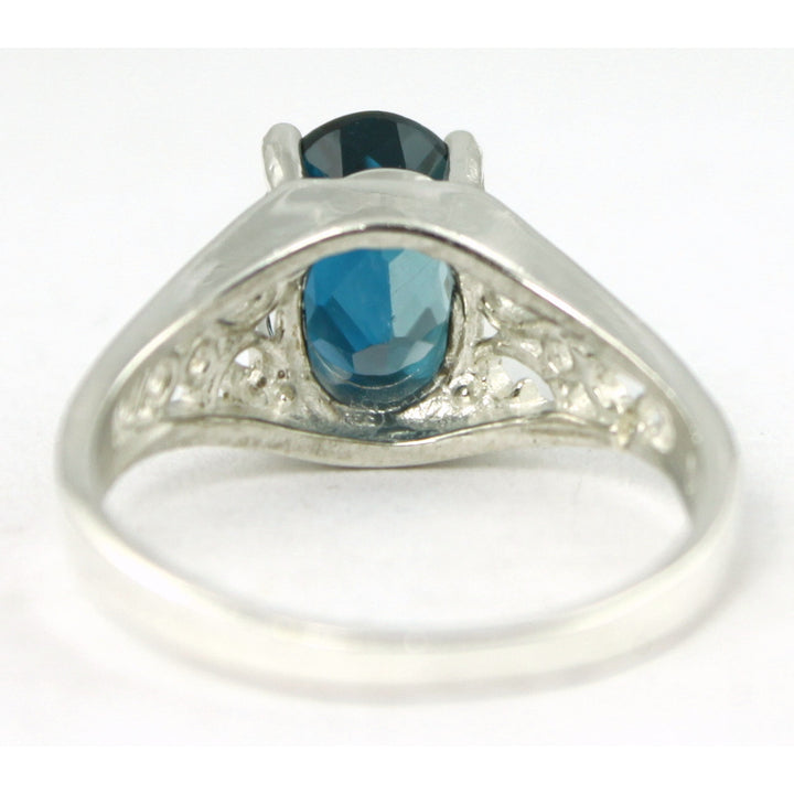 SR305 London Blue Topaz 925 Sterling Silver Ring Image 4