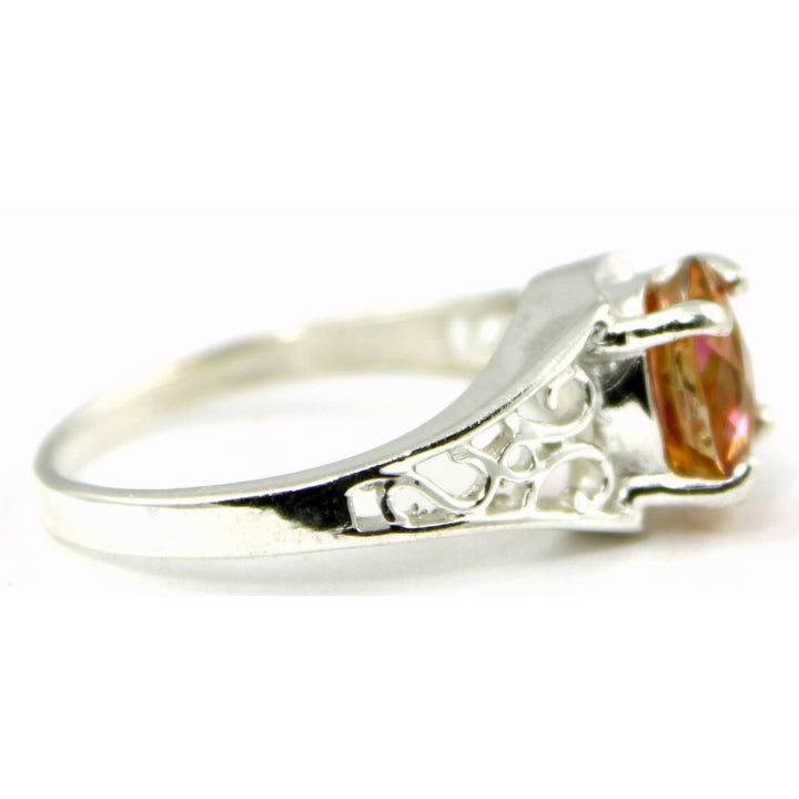 Sterling Silver Ladies Ring Twilight Fire Topaz SR005 Image 3