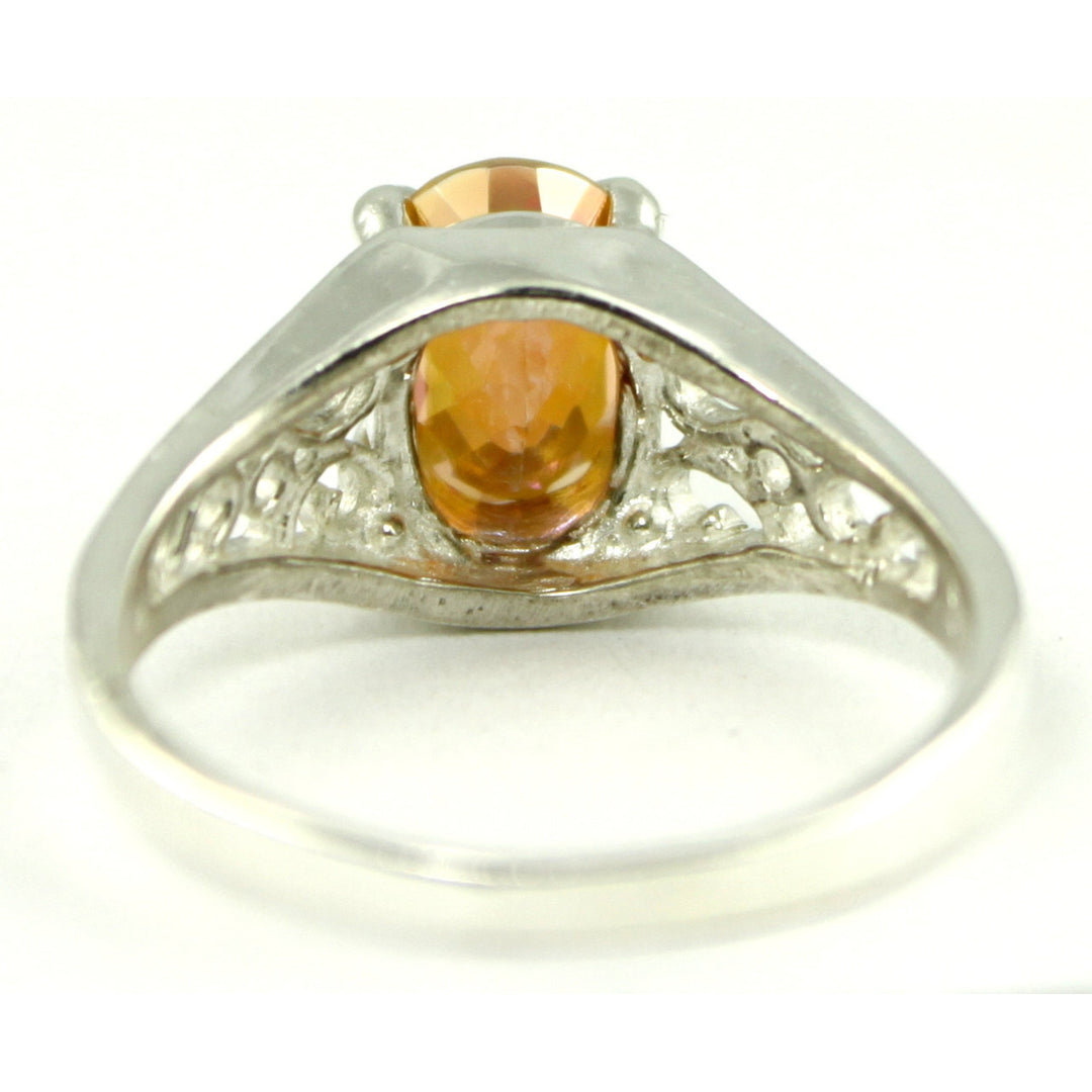 Sterling Silver Ladies Ring Twilight Fire Topaz SR005 Image 4