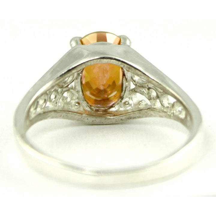 Sterling Silver Ladies Ring Twilight Fire Topaz SR005 Image 4