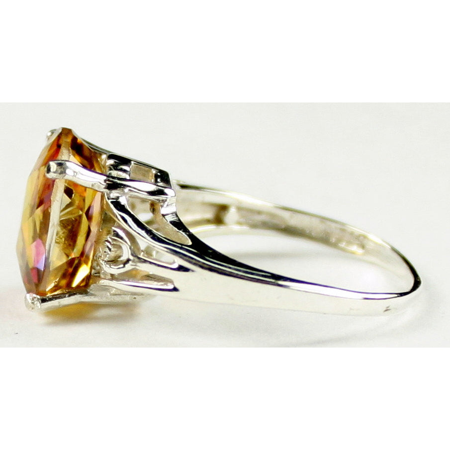 SR139 4.5 cts Twilight Fire Topaz Sterling Silver Ring Image 3