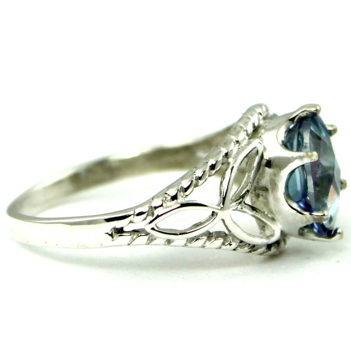 SR137 Neptune Garden Topaz 925 Sterling Silver Ring Image 3