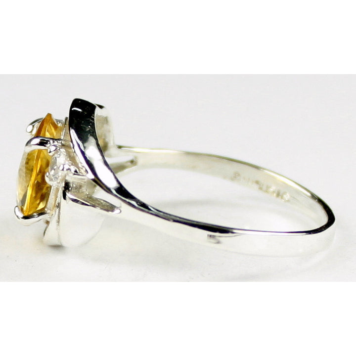 Sterling Silver Ladies Ring Citrine SR021 Image 3