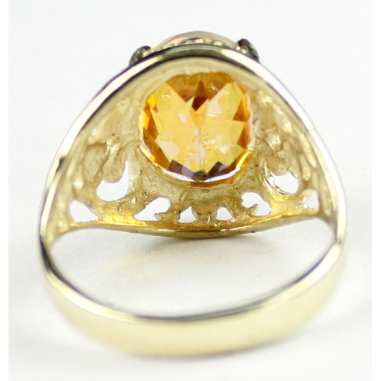 10K Gold Ring Twilight Fire Topaz R004 Image 4