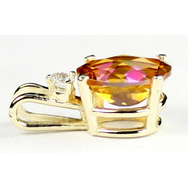 14K Gold Twilight Fire Topaz P020 Image 2