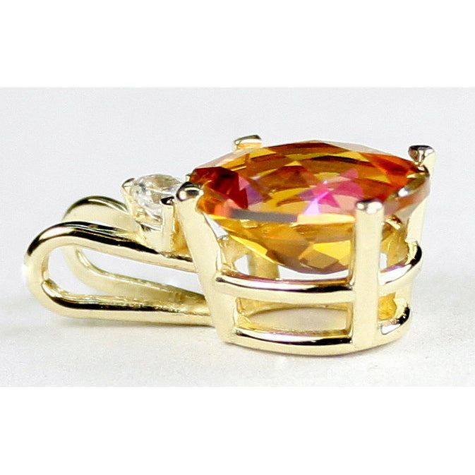 14K Gold Twilight Fire Topaz P020 Image 3