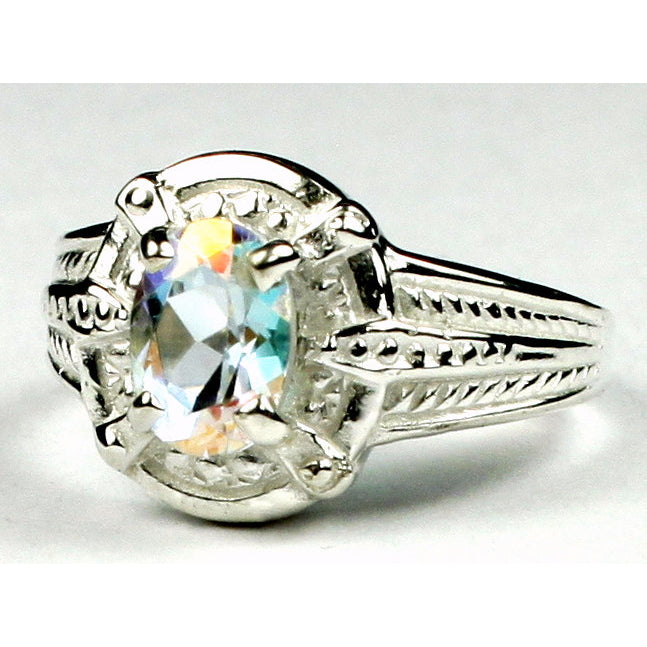 SR284 Mercury Mist Topaz Sterling Silver Ring Image 2