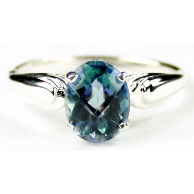 Sterling Silver Ladies Ring Neptune Garden Topaz SR058 Image 1